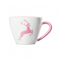 Gmundner Keramik Rosa Hirsch Kaffee-Obertasse Gourmet 0,2 L
